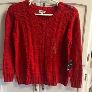 XL red sweater with red sparkles, bundle 3 $10 items for $20